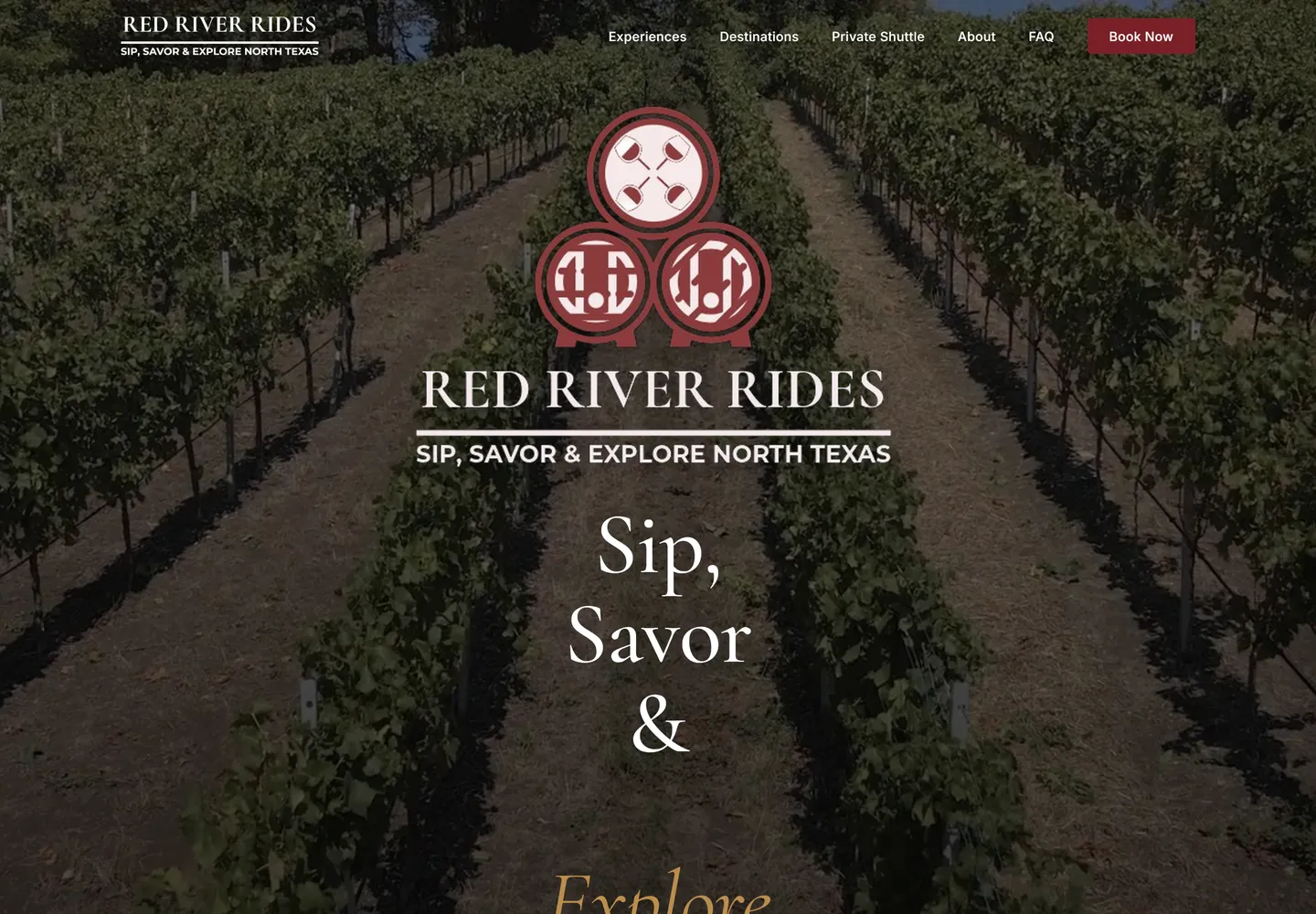 Red River Rides website